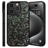 iPhone 12 / 12 Pro EIDERWOOD Sklisikkert Aramidfibre Deksel - MagSafe Kompatibel - Grønn