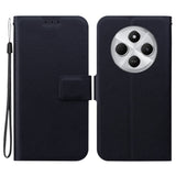 EIDERWOOD Xiaomi Redmi 14C / Poco C75 Kunstskinn Flip Deksel m. Strop - Svart