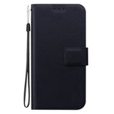 EIDERWOOD Xiaomi Redmi 14C / Poco C75 Kunstskinn Flip Deksel m. Strop - Svart