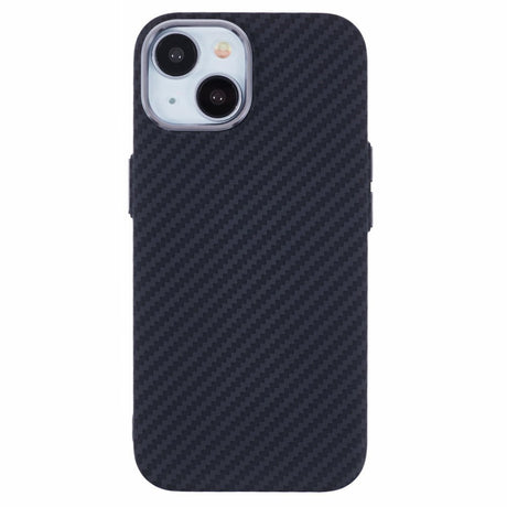 EIDERWOOD Mønstret Carbon Deksel - iPhone 14 - MagSafe Kompatibel - Black