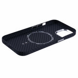 EIDERWOOD Mønstret Carbon Deksel - iPhone 14 - MagSafe Kompatibel - Black