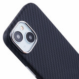 EIDERWOOD Mønstret Carbon Deksel - iPhone 14 - MagSafe Kompatibel - Black