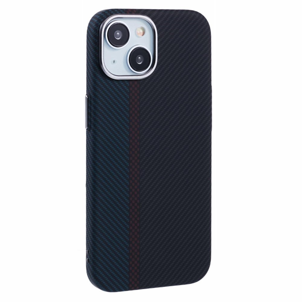 EIDERWOOD Mønstret Carbon Deksel - iPhone 14 - MagSafe Kompatibel - Dark Colored Pattern