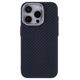 EIDERWOOD Mønstret Carbon Deksel - iPhone 14 Pro - MagSafe Kompatibel - Black