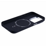 EIDERWOOD Mønstret Carbon Deksel - iPhone 14 Pro - MagSafe Kompatibel - Black