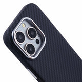EIDERWOOD Mønstret Carbon Deksel - iPhone 14 Pro - MagSafe Kompatibel - Black