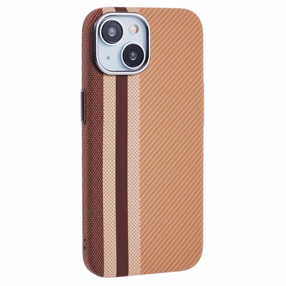 EIDERWOOD Mønstret Carbon Deksel - iPhone 13 - MagSafe Kompatibel - Light Stripes
