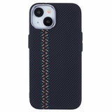 EIDERWOOD Mønstret Carbon Deksel - iPhone 13 - MagSafe Kompatibel - Dark ZigZag Pattern