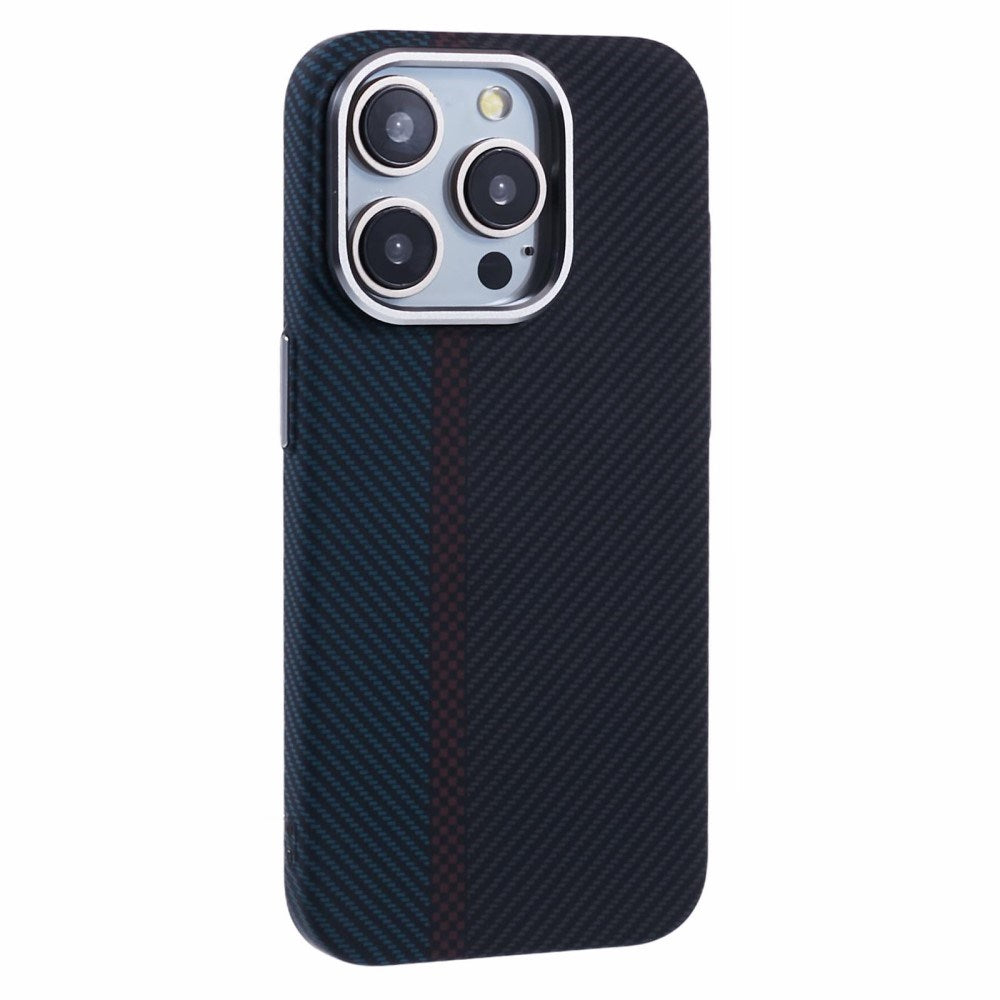 EIDERWOOD Mønstret Carbon Deksel - iPhone 13 Pro - MagSafe Kompatibel - Dark Colored Pattern