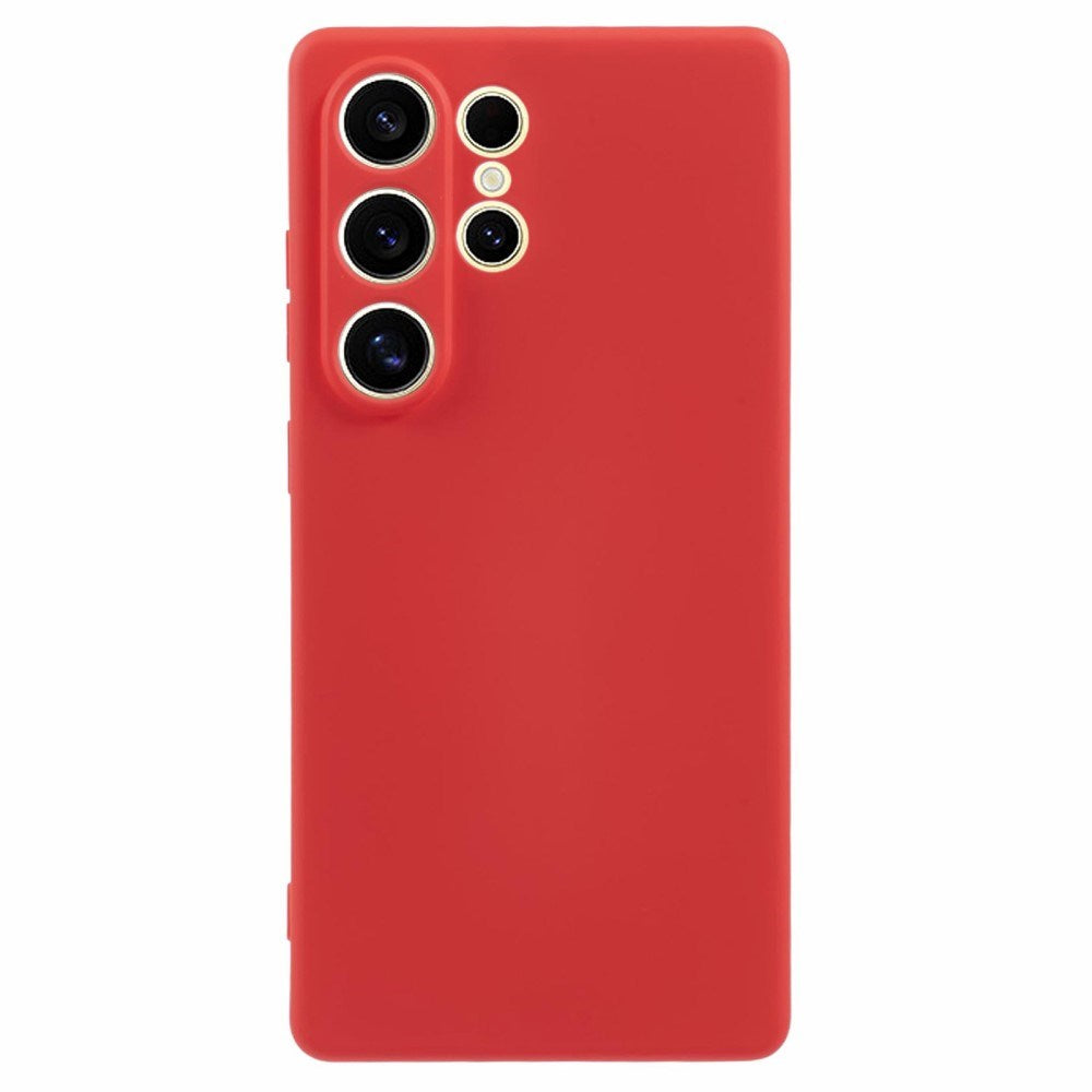 EIDERWOOD Samsung Galaxy S25 Ultra Fôret Fleksibelt Plast Deksel - Rød