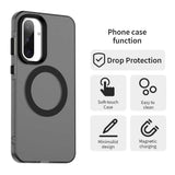 EIDERWOOD Samsung Galaxy A36 (5G) Hybrid Plast Deksel - MagSafe Kompatibel - Gjennomsiktig / Svart