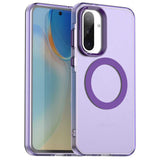 EIDERWOOD Samsung Galaxy A36 (5G) Hybrid Plast Deksel - MagSafe Kompatibel - Gjennomsiktig / Lilla
