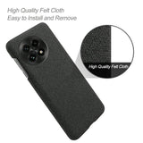 EIDERWOOD Stofdekket Plast Deksel - OnePlus 13 - Svart