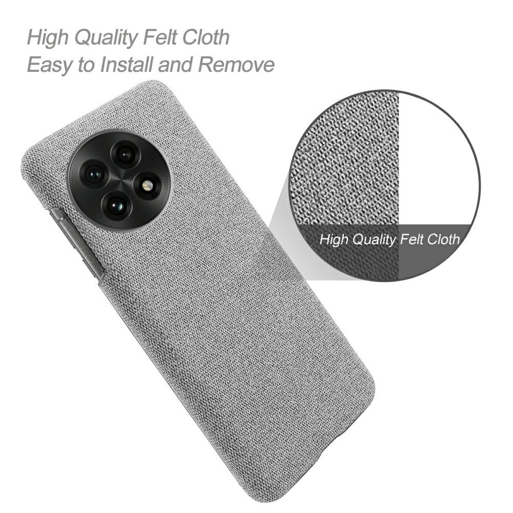 EIDERWOOD Stofdekket Plast Deksel - OnePlus 13 - Lys Grå