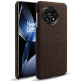 EIDERWOOD Stofdekket Plast Deksel - OnePlus 13 - Brun