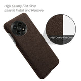 EIDERWOOD Stofdekket Plast Deksel - OnePlus 13 - Brun
