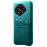 EIDERWOOD OnePlus 13 Kunstskinn Deksel m. Innebygd Kortholder - Grønn