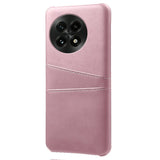 EIDERWOOD OnePlus 13 Kunstskinn Deksel m. Innebygd Kortholder - Rosa