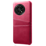 EIDERWOOD OnePlus 13 Kunstskinn Deksel m. Innebygd Kortholder - Pink