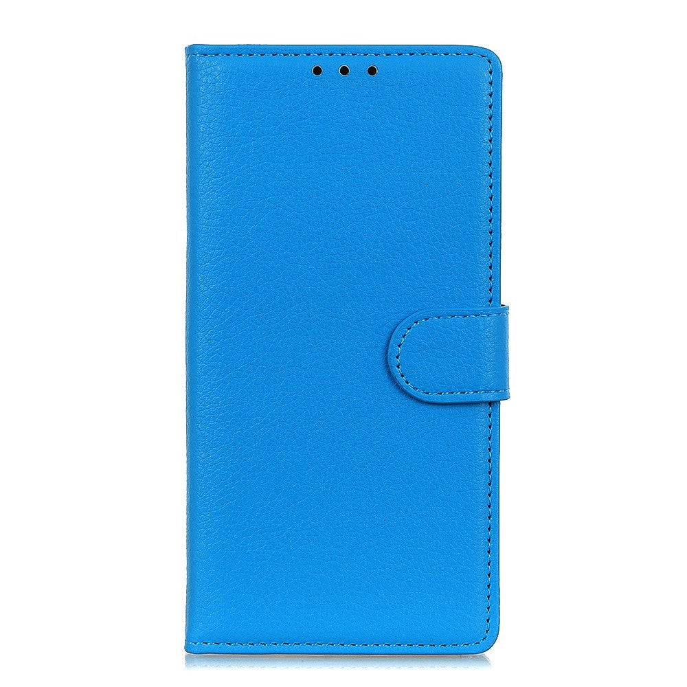 EIDERWOOD Xiaomi Redmi Note 14 (4G) Kunstskinn Flip Deksel m. Kortholder & Ståfunksjon - Blå