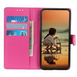 EIDERWOOD Xiaomi Redmi Note 14 (4G) Kunstskinn Flip Deksel m. Kortholder & Ståfunksjon - Pink