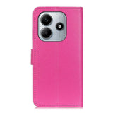 EIDERWOOD Xiaomi Redmi Note 14 (4G) Kunstskinn Flip Deksel m. Kortholder & Ståfunksjon - Pink