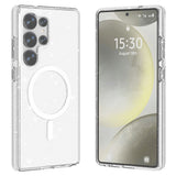 EIDERWOOD Samsung Galaxy S25 Ultra Glitter Hybrid Deksel - MagSafe Kompatibel - Gjennomsiktig