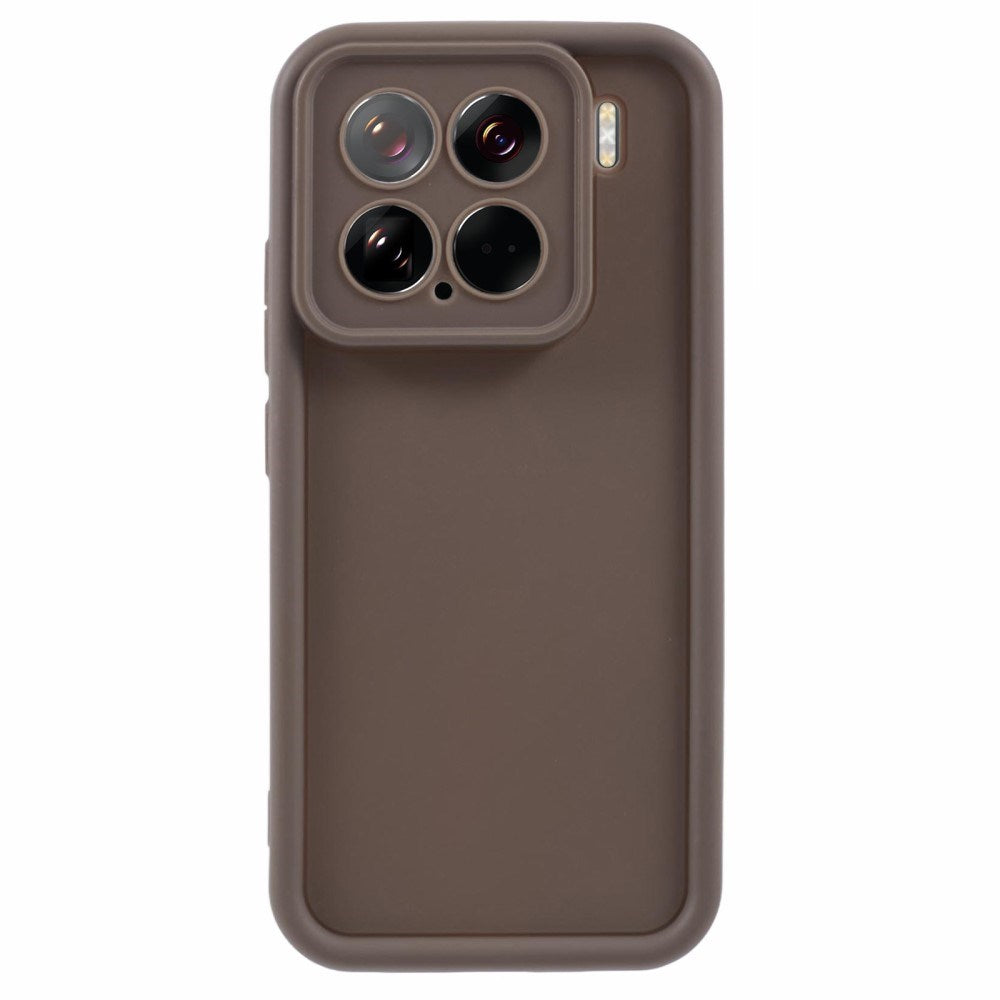 EIDERWOOD Xiaomi 15 Anti-Slip Fleksibelt Plast Deksel - Brun