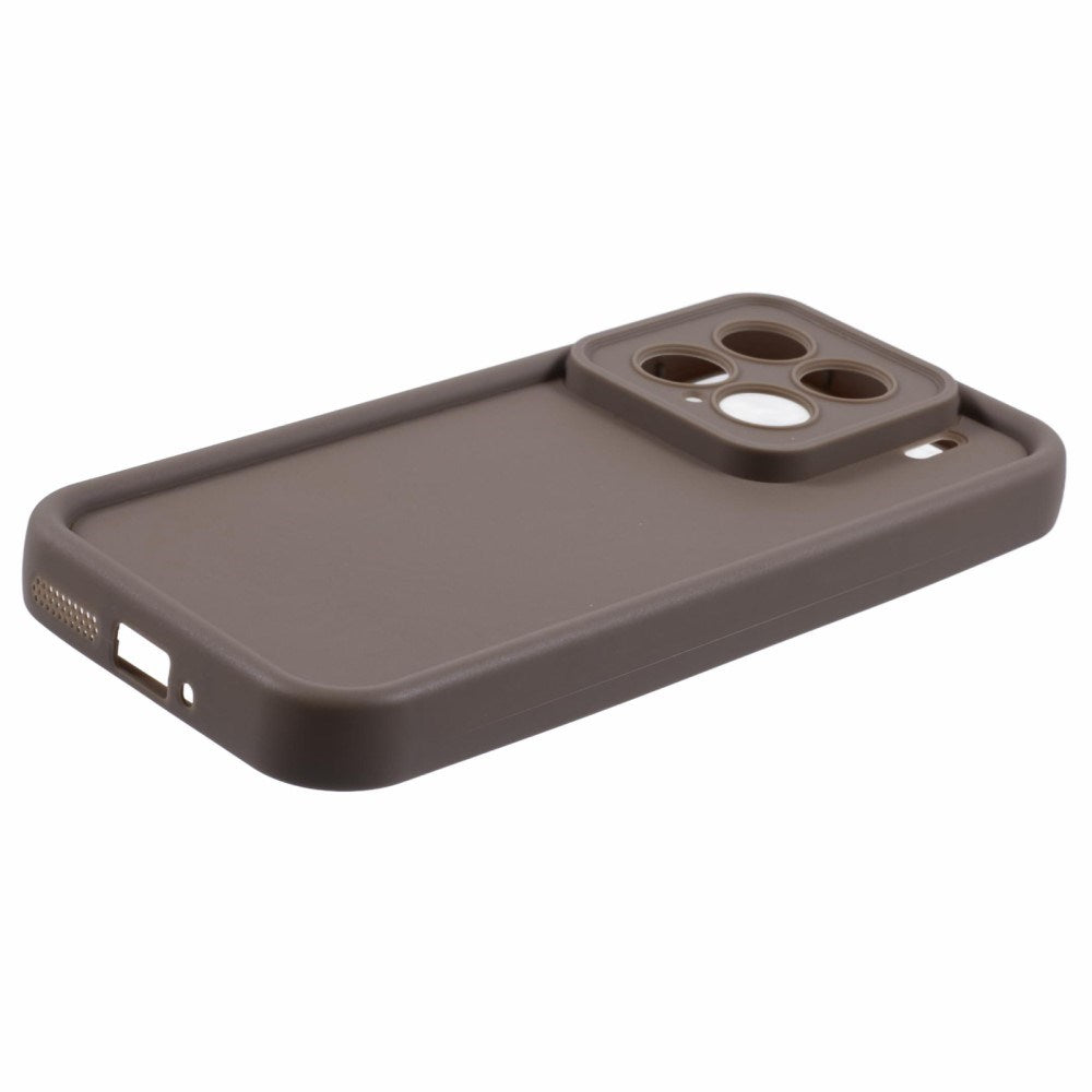 EIDERWOOD Xiaomi 15 Anti-Slip Fleksibelt Plast Deksel - Brun
