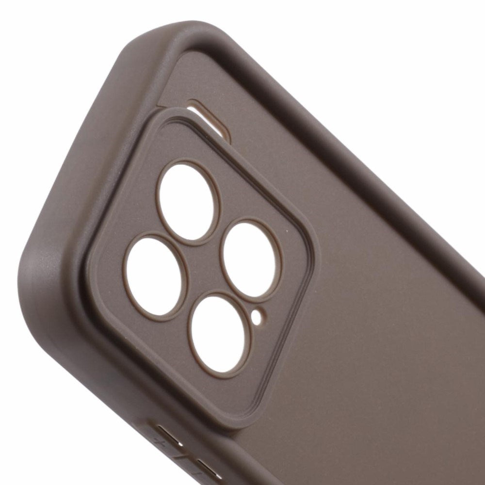 EIDERWOOD Xiaomi 15 Anti-Slip Fleksibelt Plast Deksel - Brun