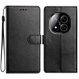 EIDERWOOD Xiaomi Redmi Note 14 Pro (5G) / Poco X7 Kunstskinn Flip Deksel m. Strop - Svart