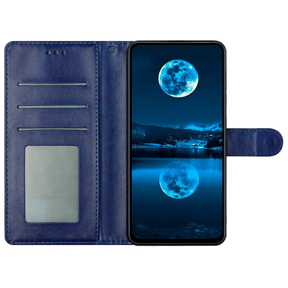 EIDERWOOD Xiaomi Redmi Note 14 Pro (5G) / Poco X7 Kunstskinn Flip Deksel m. Strop - Blå