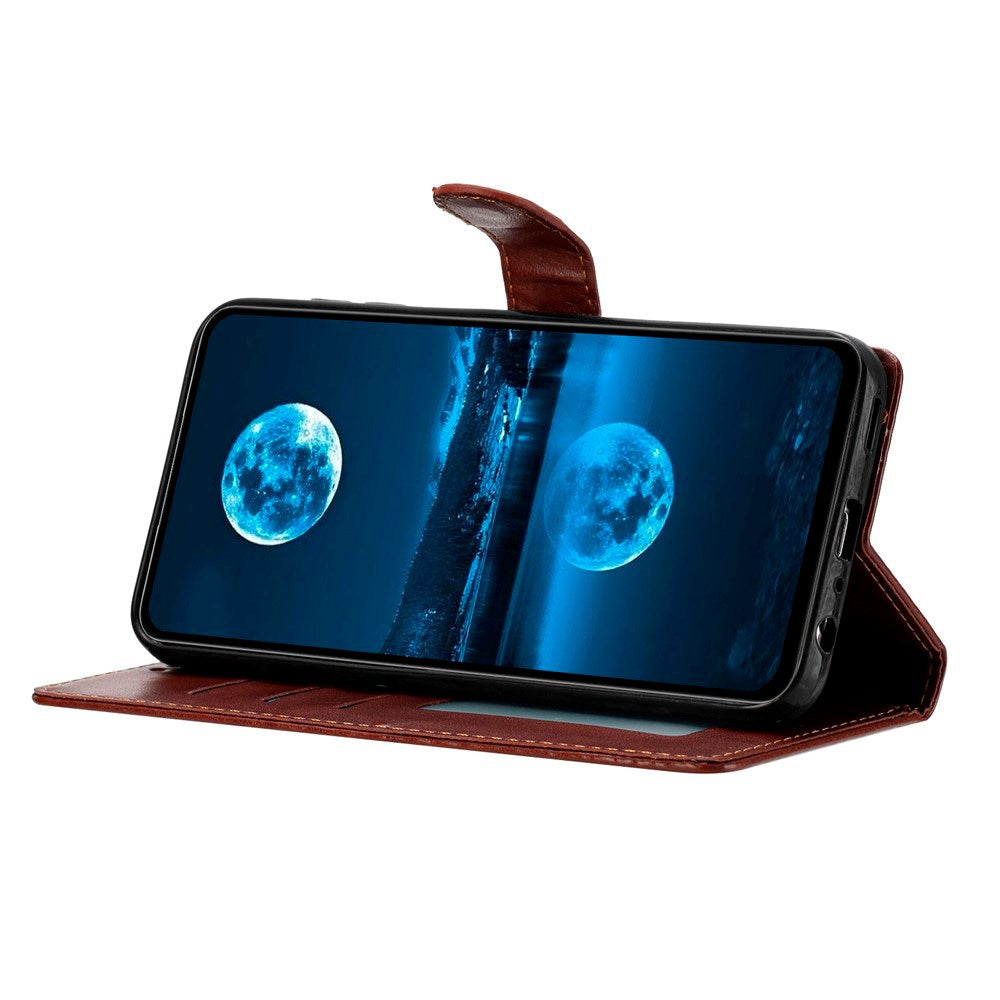 EIDERWOOD Xiaomi Redmi Note 14 Pro (5G) / Poco X7 Kunstskinn Flip Deksel m. Strop - Brun