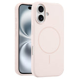 EIDERWOOD iPhone 16 Silikon Deksel – MagSafe Kompatibel – Beige