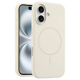 EIDERWOOD iPhone 16 Silikon Deksel – MagSafe Kompatibel – Beige