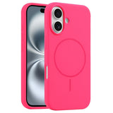 EIDERWOOD iPhone 16 Plus Silikon Deksel – MagSafe Kompatibel – Pink