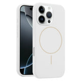 EIDERWOOD iPhone 16 Pro Silikon Deksel – MagSafe Kompatibel – Hvit