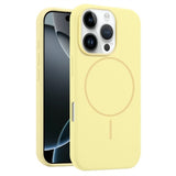 EIDERWOOD iPhone 16 Pro Silikon Deksel – MagSafe Kompatibel – Gul