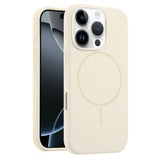 EIDERWOOD iPhone 16 Pro Silikon Deksel – MagSafe Kompatibel – Beige