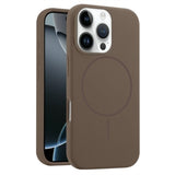 EIDERWOOD iPhone 16 Pro Silikon Deksel – MagSafe Kompatibel – Brun
