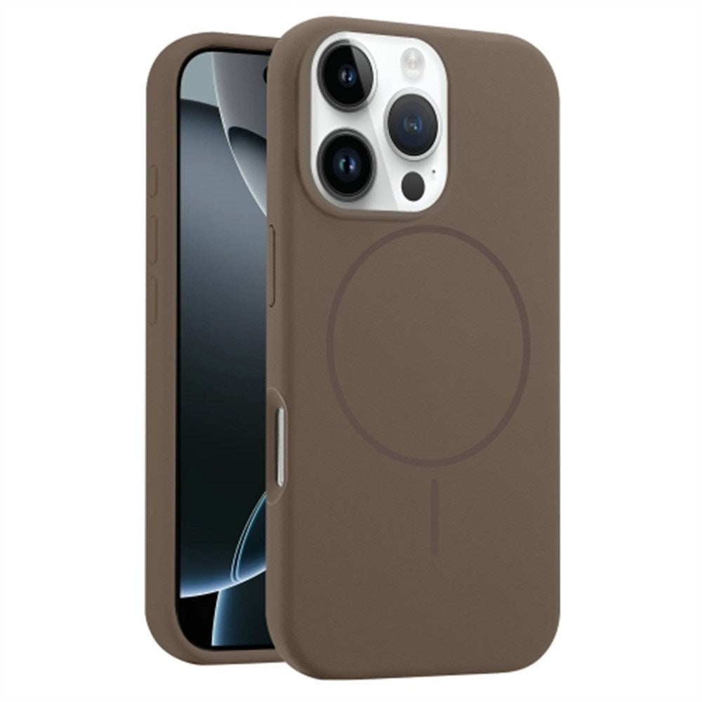 EIDERWOOD iPhone 16 Pro Max Silikon Deksel – MagSafe Kompatibel – Brun