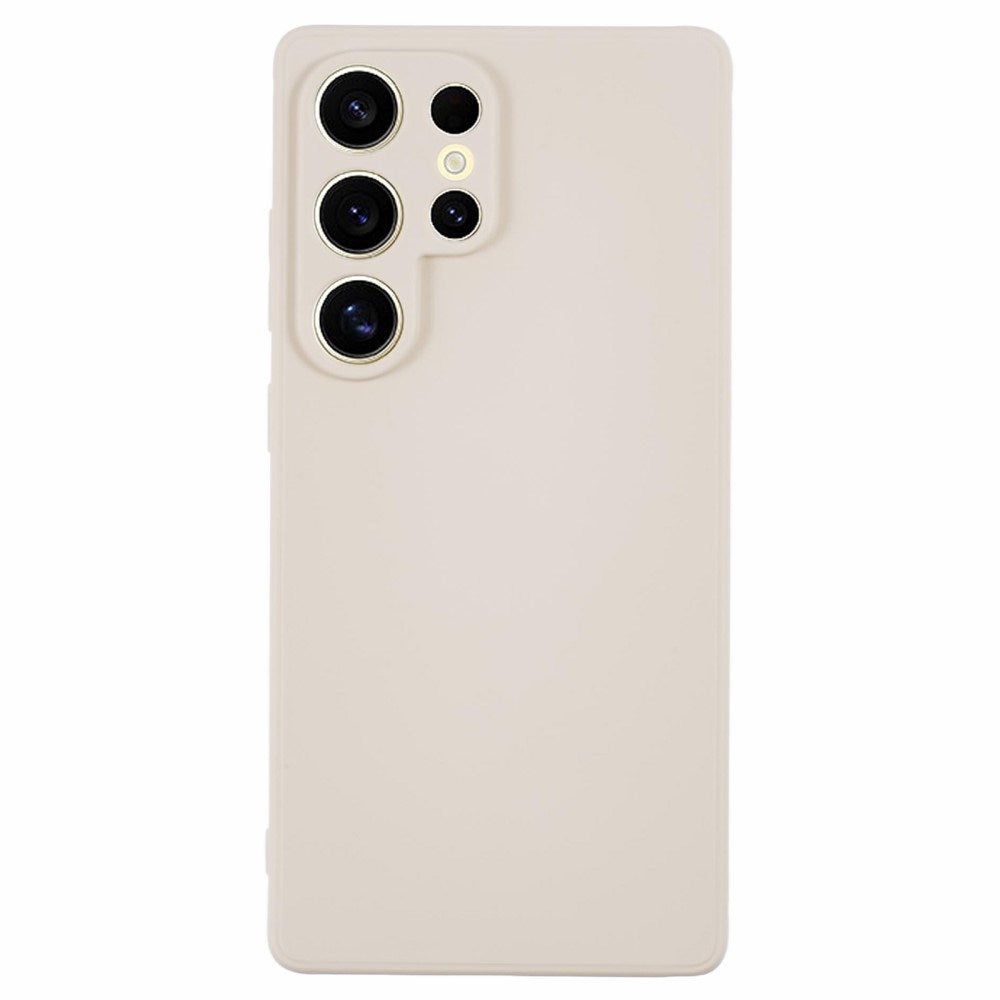 EIDERWOOD Samsung Galaxy S25 Ultra Fleksibelt Plast Shockproof Cover - Hvit