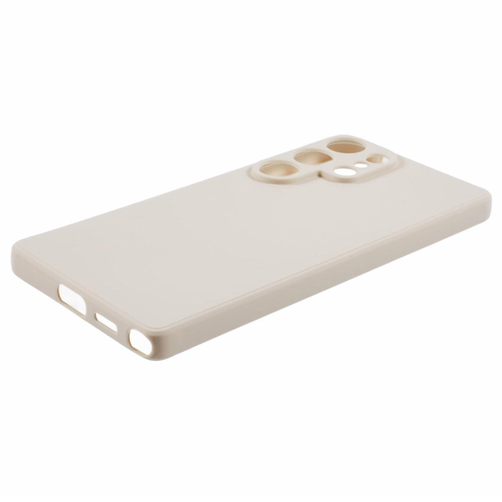 EIDERWOOD Samsung Galaxy S25 Ultra Fleksibelt Plast Shockproof Cover - Hvit