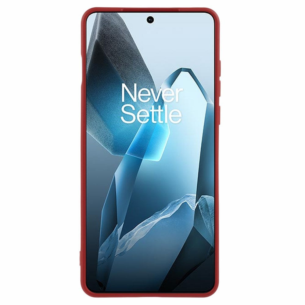 EIDERWOOD OnePlus 13 Fôret Fleksibelt Plast Deksel - Mørkerød