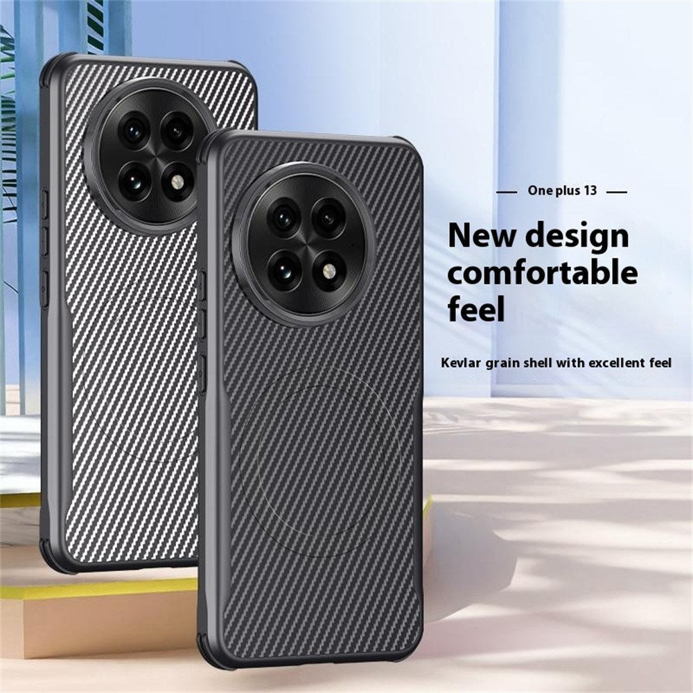 EIDERWOOD OnePlus 13 Carbon Plast Deksel - MagSafe Kompatibel - Grå