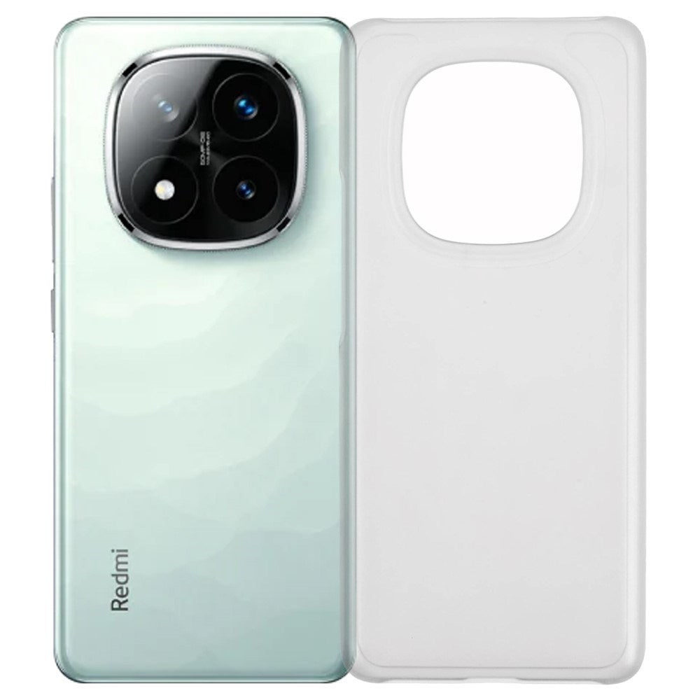 EIDERWOOD Xiaomi Redmi Note 14 Pro+ Hardt Plast Deksel - Gjennomsiktig