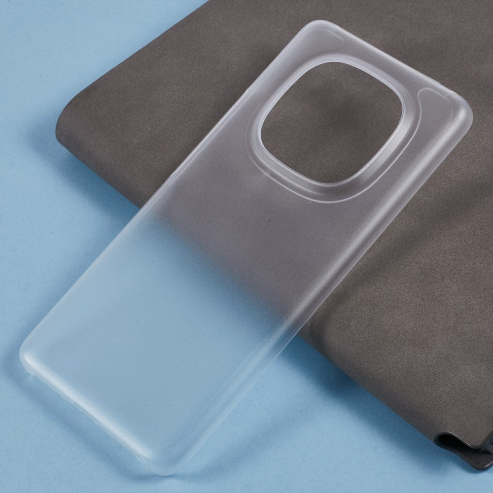 EIDERWOOD Xiaomi Redmi Note 14 Pro+ Hardt Plast Deksel - Gjennomsiktig
