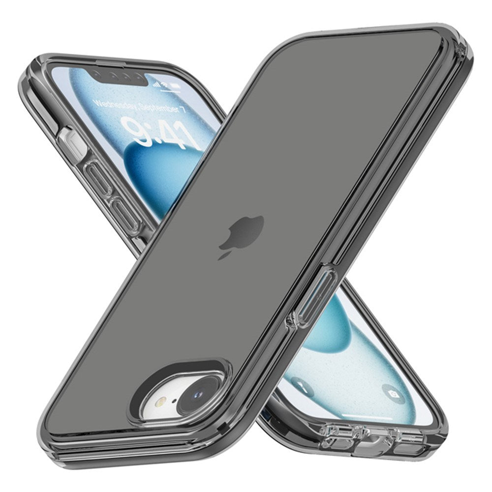 EIDERWOOD iPhone 17e / 16e Hybrid Plast Deksel - Gjennomsiktig / Svart