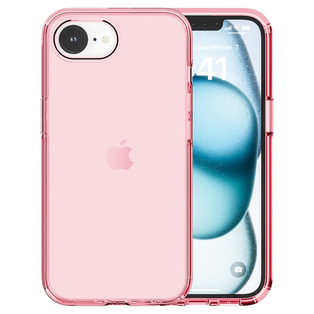 EIDERWOOD iPhone 17e / 16e Hybrid Plast Deksel - Gjennomsiktig / Rosa