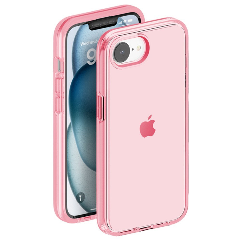 EIDERWOOD iPhone 17e / 16e Hybrid Plast Deksel - Gjennomsiktig / Rosa